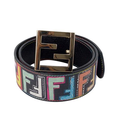 colorful Fendi belt price